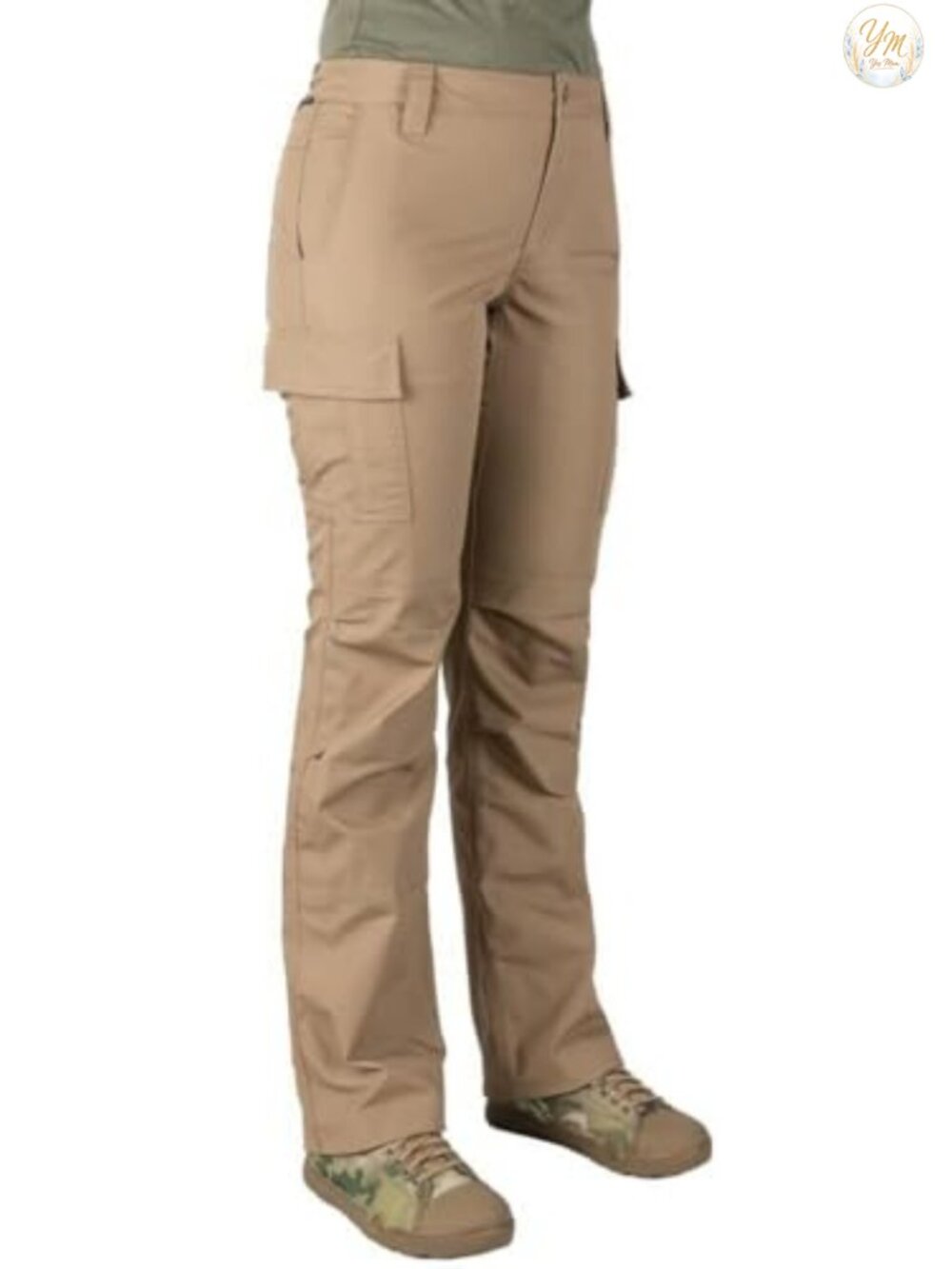 LA Police Gear Women's Stretch Tactical Cargo Pants RipStop Slim Fit 7 Pockets